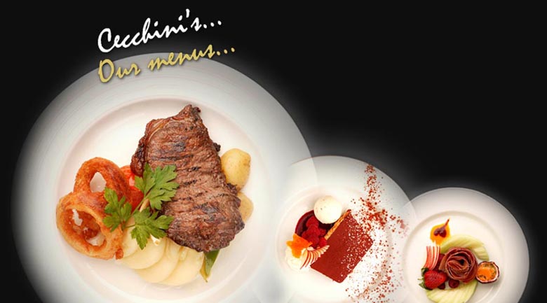 Cecchinis Restaurant Menu